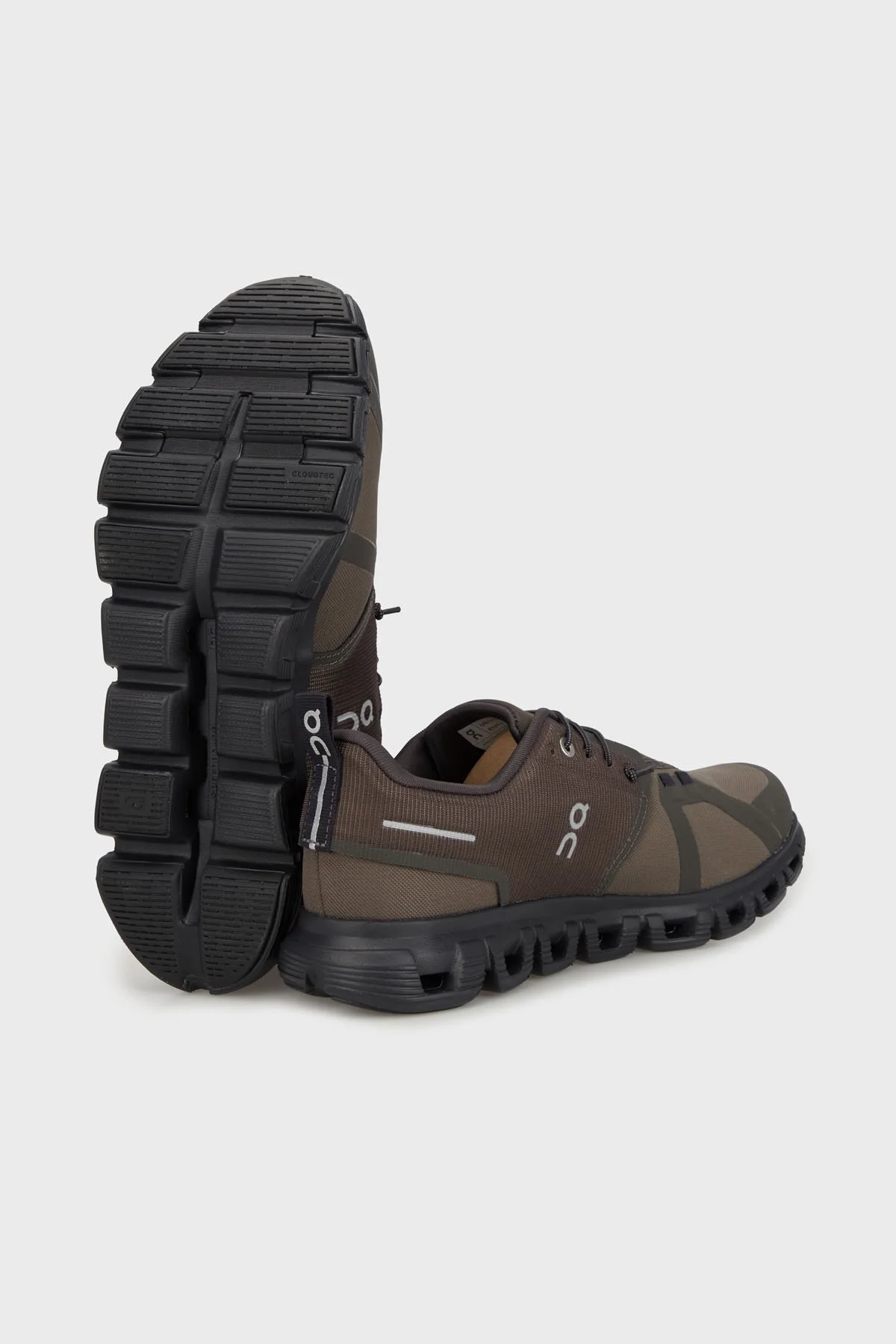 On Logolu Su Geçirmez File Detaylı Sneaker Erkek Ayakkabı 3MF10070656 HAKİ - 4