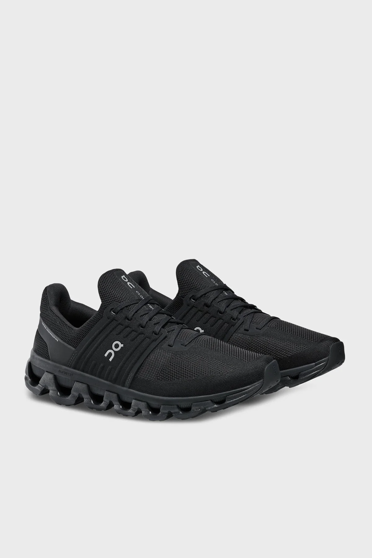 On Running Logolu File Detaylı Kalın Taban Sneaker Erkek Ayakkabı 3MD10240485 SİYAH - 7