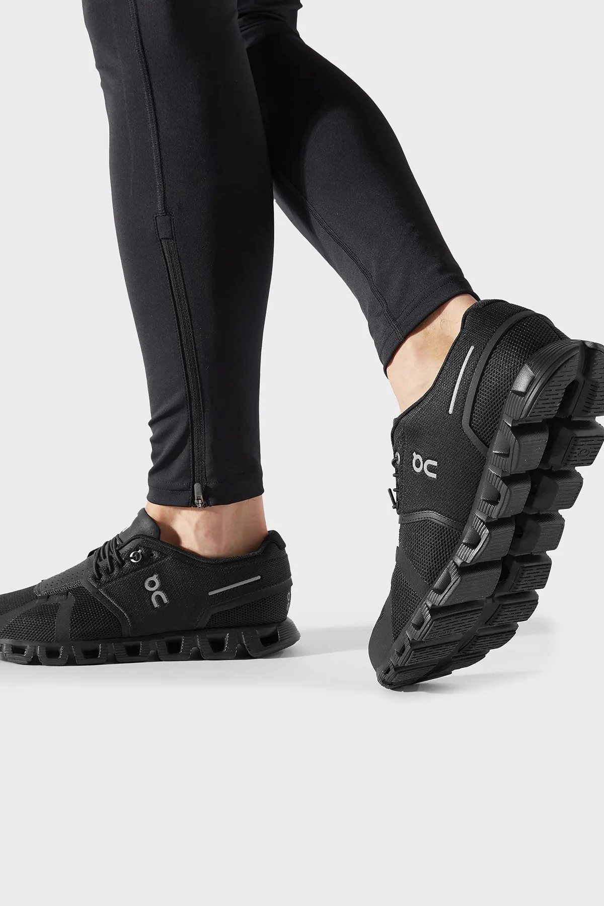 On Running Logolu File Detaylı Sneaker Erkek Ayakkabı 5998986 SİYAH - 7