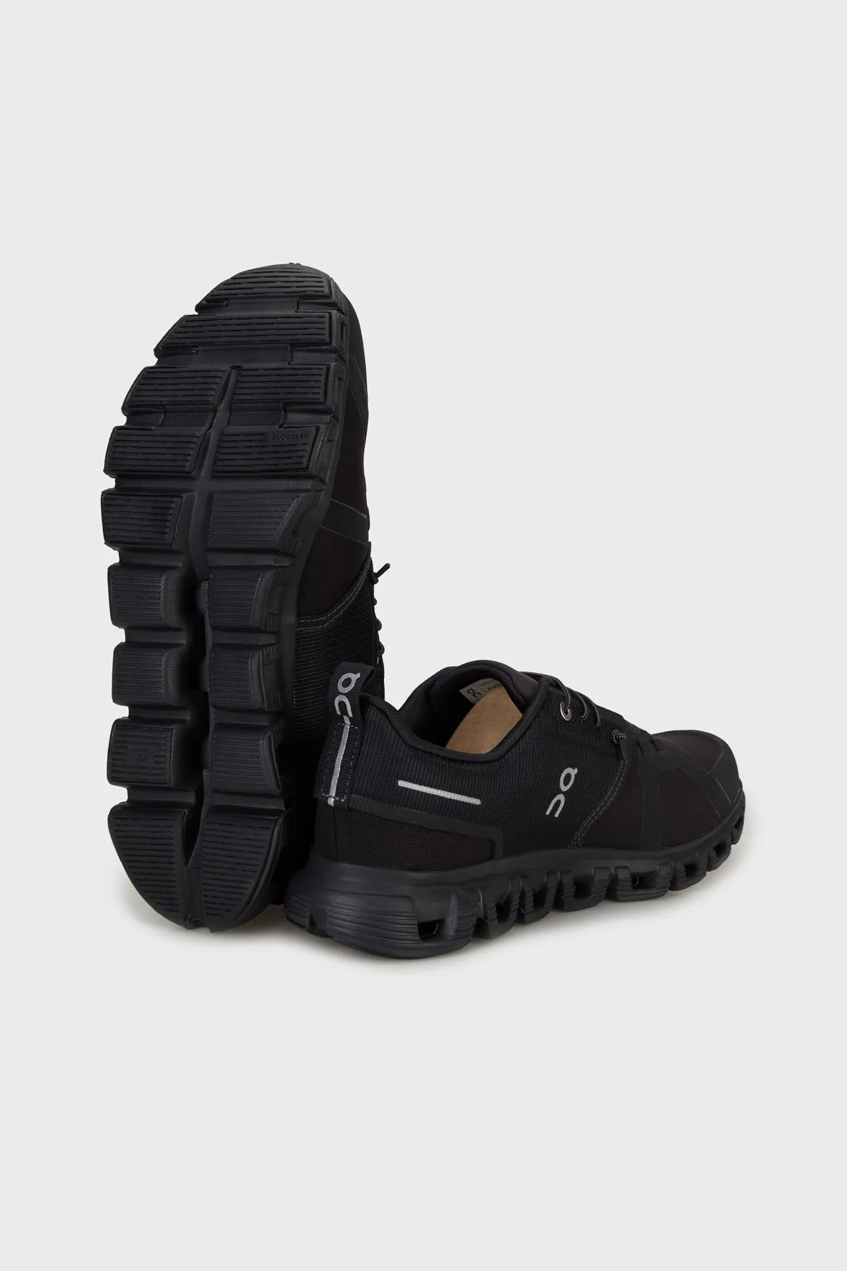 On Su Geçirmez Logolu Sneaker Erkek Ayakkabı 3MF10061043 Siyah - 4