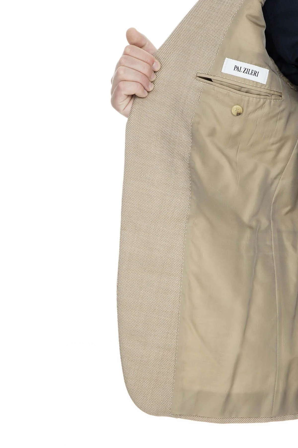 Pal Zileri Regular Fit Düğmeli Çift Yırtmaçlı Erkek Ceket ZOX6412129500 BEJ - 7