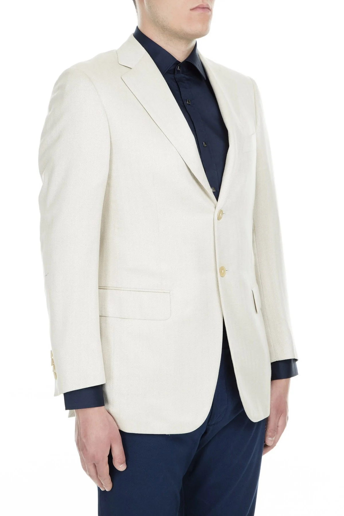 Pal Zileri Regular Fit Düğmeli Çift Yırtmaçlı Erkek Ceket ZOX71829 BEJ - 2