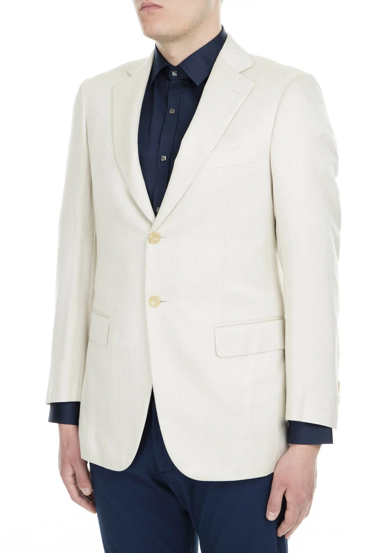 Pal Zileri Regular Fit Düğmeli Çift Yırtmaçlı Erkek Ceket ZOX71829 BEJ - 3