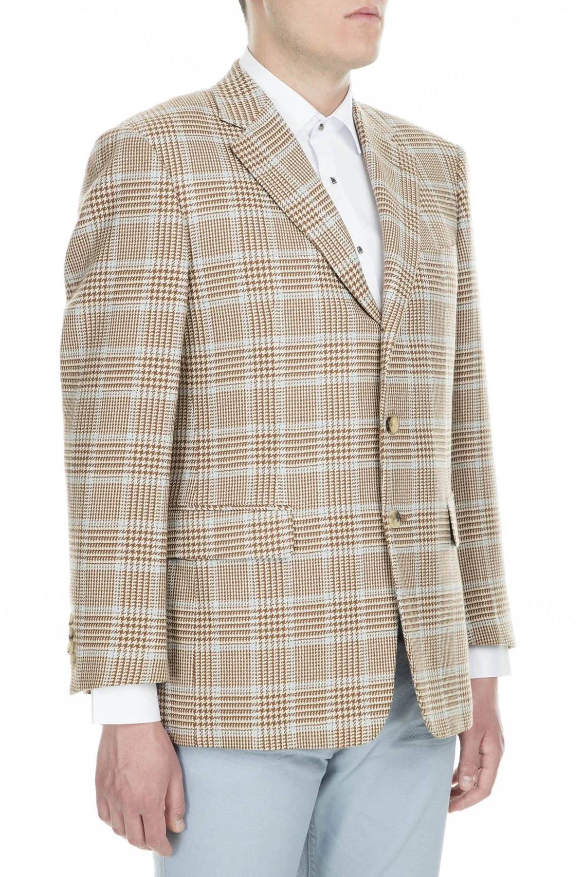 Pal Zileri Yün ve Kaşmir Karışımlı Düğmeli Regular Fit Çift Yırtmaçlı Erkek Ceket ZOX6412146500 KAHVE - 2