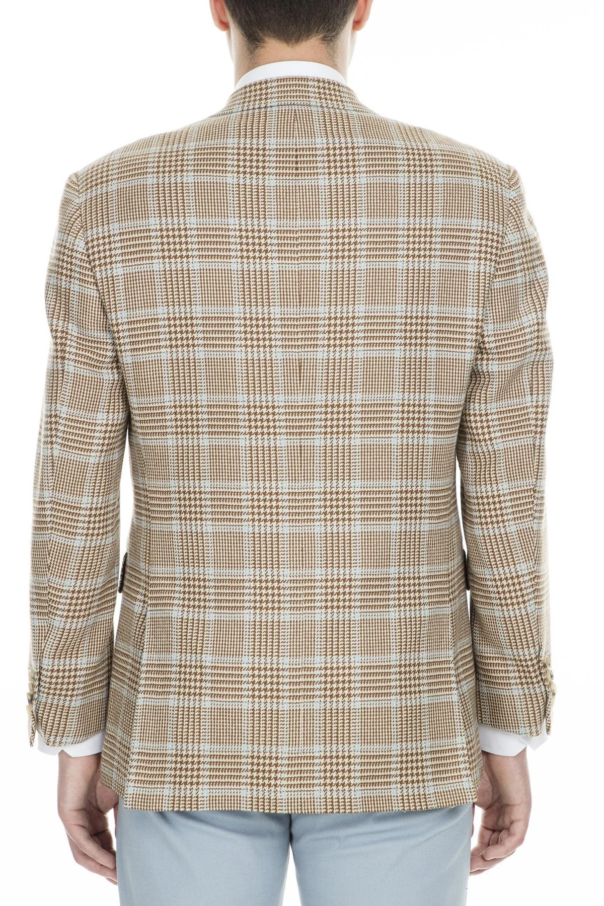 Pal Zileri Yün ve Kaşmir Karışımlı Düğmeli Regular Fit Çift Yırtmaçlı Erkek Ceket ZOX6412146500 KAHVE - 6