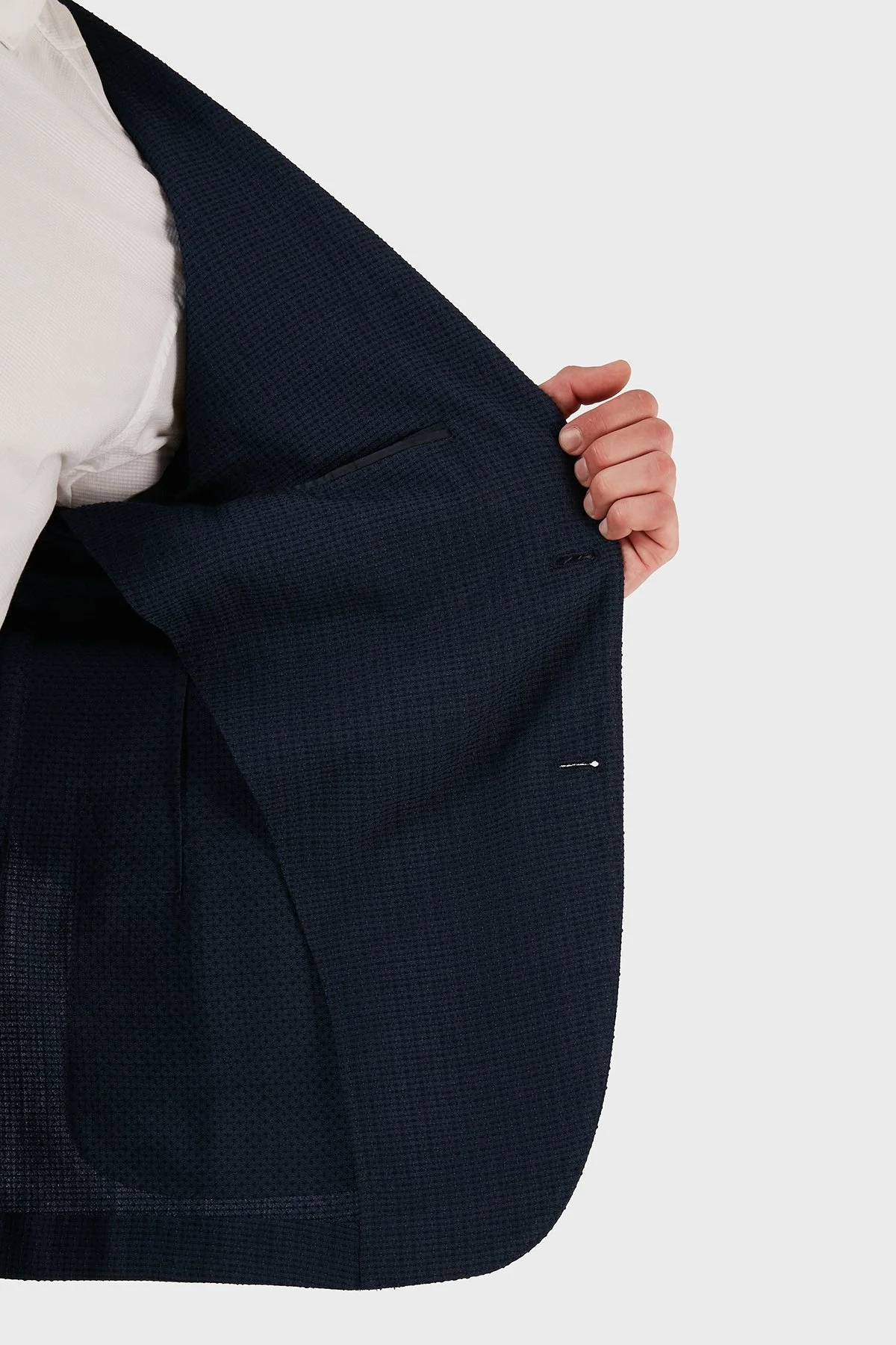 Pal Zileri Yünlü Blazer Erkek Ceket ZOXIX2YGCQ272331C05 LACİVERT - 5