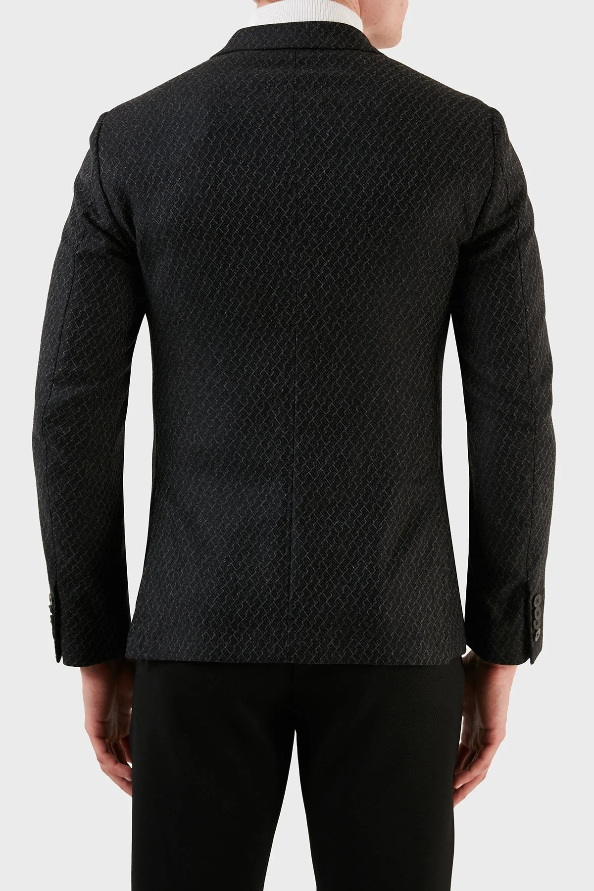 Pal Zileri Yünlü Kışlık Blazer Erkek Ceket ZOXHP2I061268368C01 SİYAH - 2