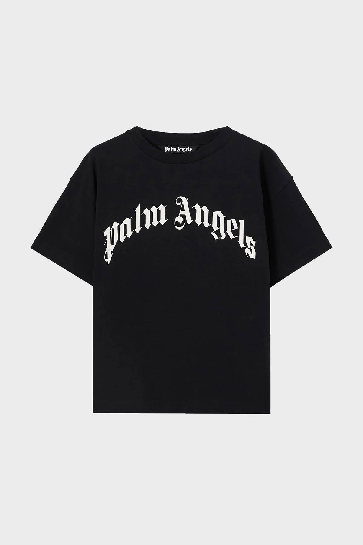 Palm Angels % 100 Pamuk Logo Baskılı Regular Fit Bisiklet Yaka Erkek T Shirt PMAA109S26JER00G SİYAH - 6