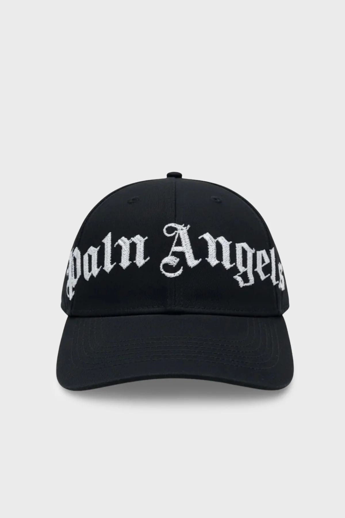 Palm Angels % 100 Pamuk Logo İşlemeli Erkek Şapka PMLB104S26FAB003 SİYAH - 1