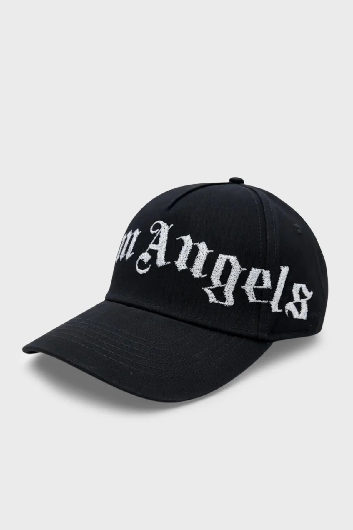 Palm Angels % 100 Pamuk Logo İşlemeli Erkek Şapka PMLB104S26FAB003 SİYAH - 3