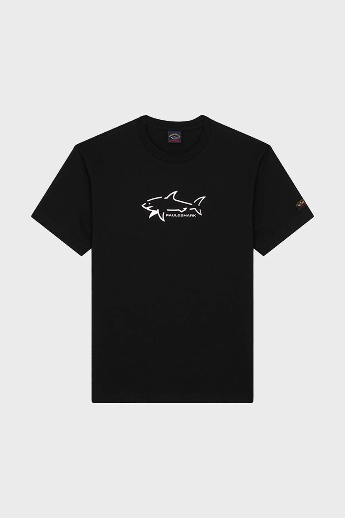 Paul & Shark % 100 Pamuk Regular Fit Bisiklet Yaka Erkek T Shirt 23411198 011 SİYAH - 4