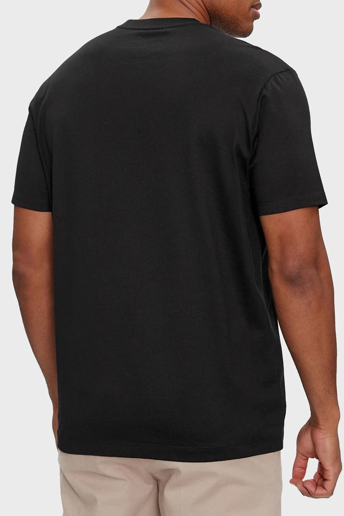 Paul & Shark % 100 Pamuk Regular Fit Bisiklet Yaka Erkek T Shirt 24411033 011 SİYAH - 3