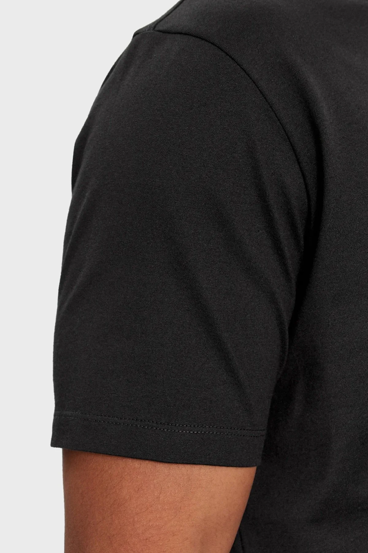 Paul & Shark % 100 Pamuk Regular Fit Bisiklet Yaka Erkek T Shirt 24411033 011 SİYAH - 5