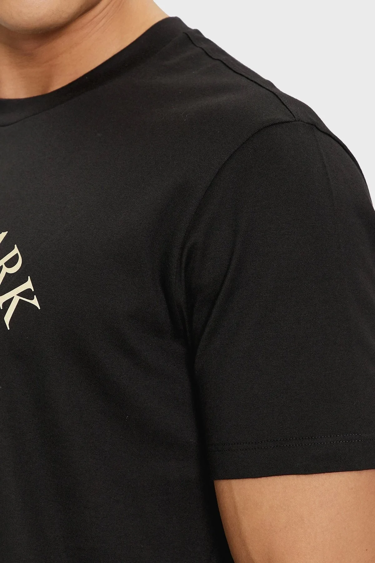 Paul & Shark % 100 Pamuk Regular Fit Bisiklet Yaka Logolu Erkek T Shirt 24411032 011 SİYAH - 5