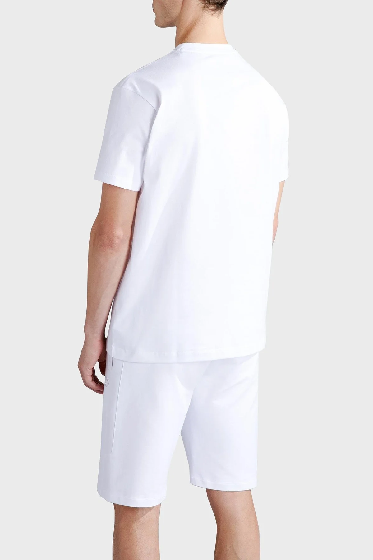 Paul & Shark % 100 Pamuk Regular Fit Bisiklet Yaka Logolu Erkek T Shirt 24411052 010 BEYAZ - 3