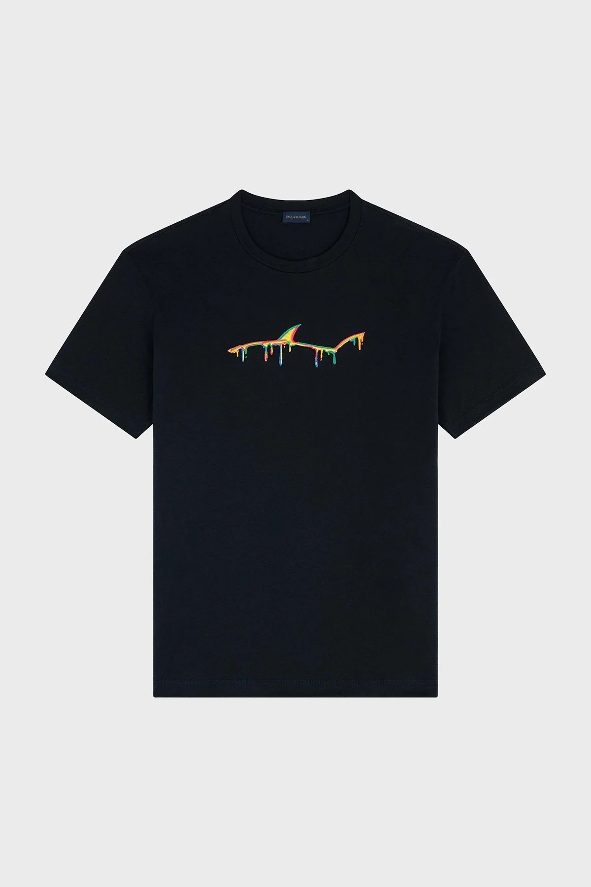 Paul & Shark % 100 Pamuk Regular Fit Bisiklet Yaka Logolu Erkek T Shirt 24411052 013 LACİVERT - 6