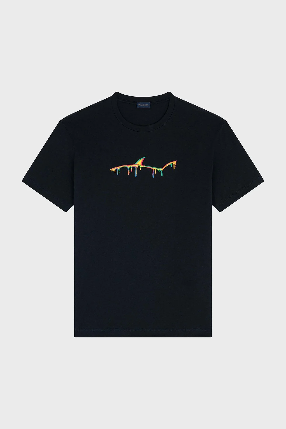 Paul & Shark % 100 Pamuk Regular Fit Bisiklet Yaka Logolu Erkek T Shirt 24411052 013 LACİVERT - 6