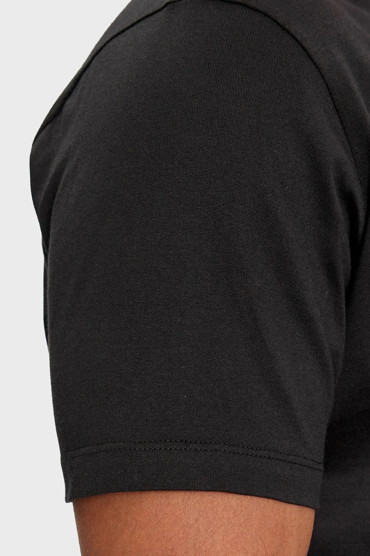 Paul & Shark % 100 Pamuk Regular Fit Bisiklet Yaka Logolu Erkek T Shirt 24411064 011 SİYAH - 4