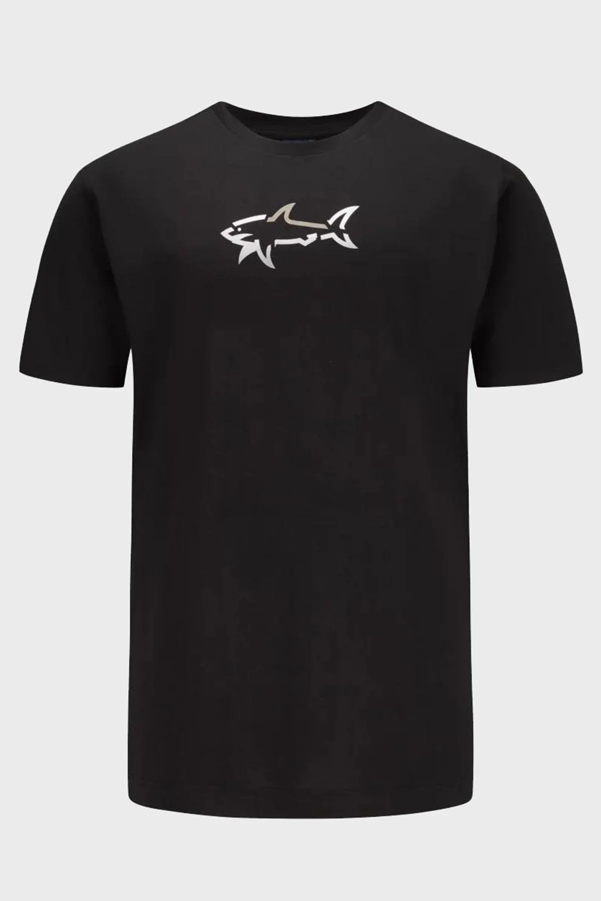 Paul & Shark % 100 Pamuk Regular Fit Bisiklet Yaka Logolu Erkek T Shirt 24411085 011 SİYAH - 1