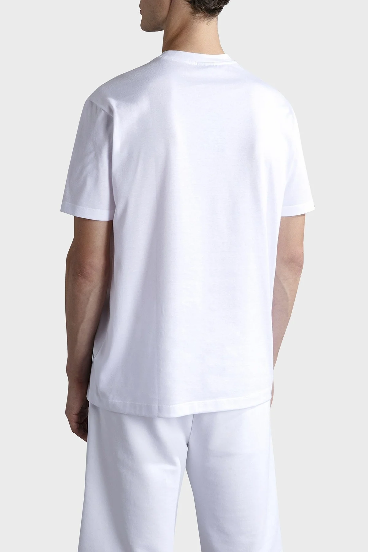 Paul & Shark % 100 Pamuk Regular Fit Bisiklet Yaka Logolu Erkek T Shirt 24411088 010 BEYAZ - 3