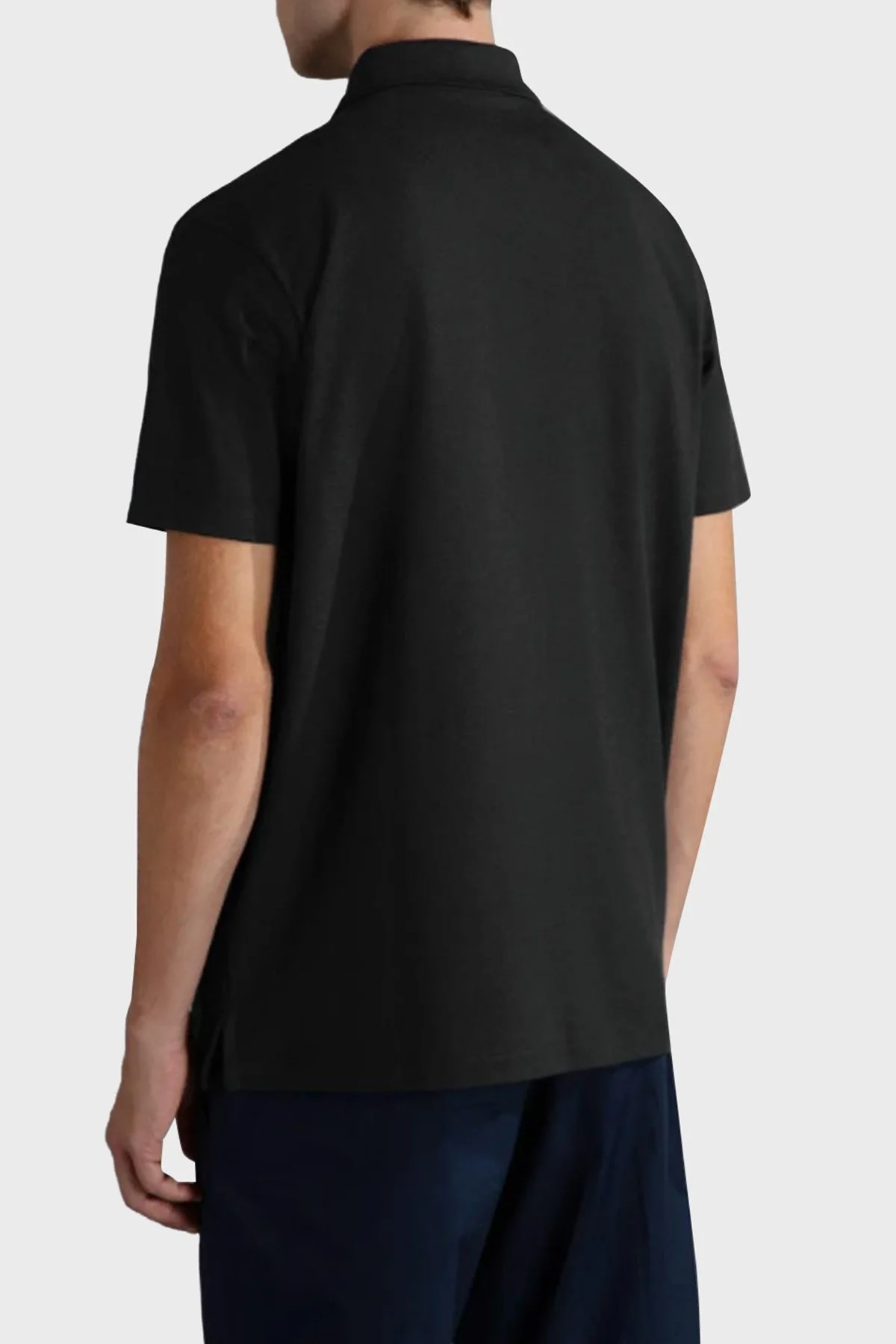 Paul & Shark % 100 Pamuk Regular Fit Düğmeli Erkek Polo Yaka T Shirt 24411247 011 SİYAH - 3