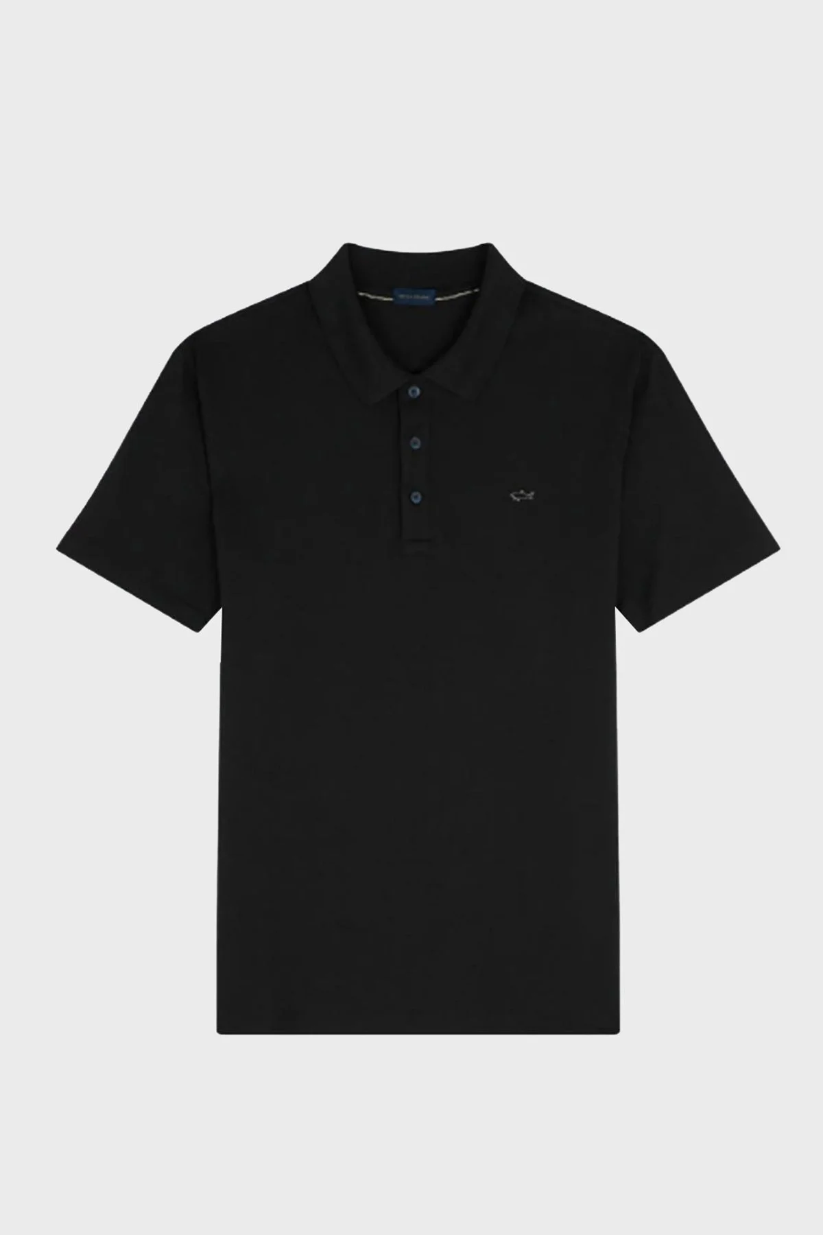 Paul & Shark % 100 Pamuk Regular Fit Düğmeli Erkek Polo Yaka T Shirt 24411247 011 SİYAH - 5