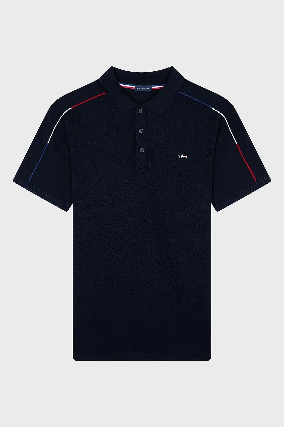 Paul & Shark % 100 Pamuk Regular Fit Düğmeli Erkek Polo Yaka T Shirt 24411313 013 LACİVERT - 6
