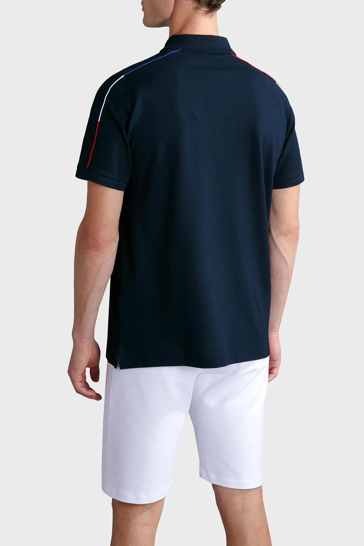 Paul & Shark % 100 Pamuk Regular Fit Düğmeli Erkek Polo Yaka T Shirt 24411313 013 LACİVERT - 9