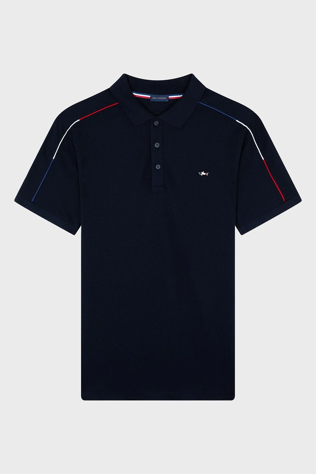 Paul & Shark % 100 Pamuk Regular Fit Düğmeli Erkek Polo Yaka T Shirt 24411313 013 LACİVERT - 6