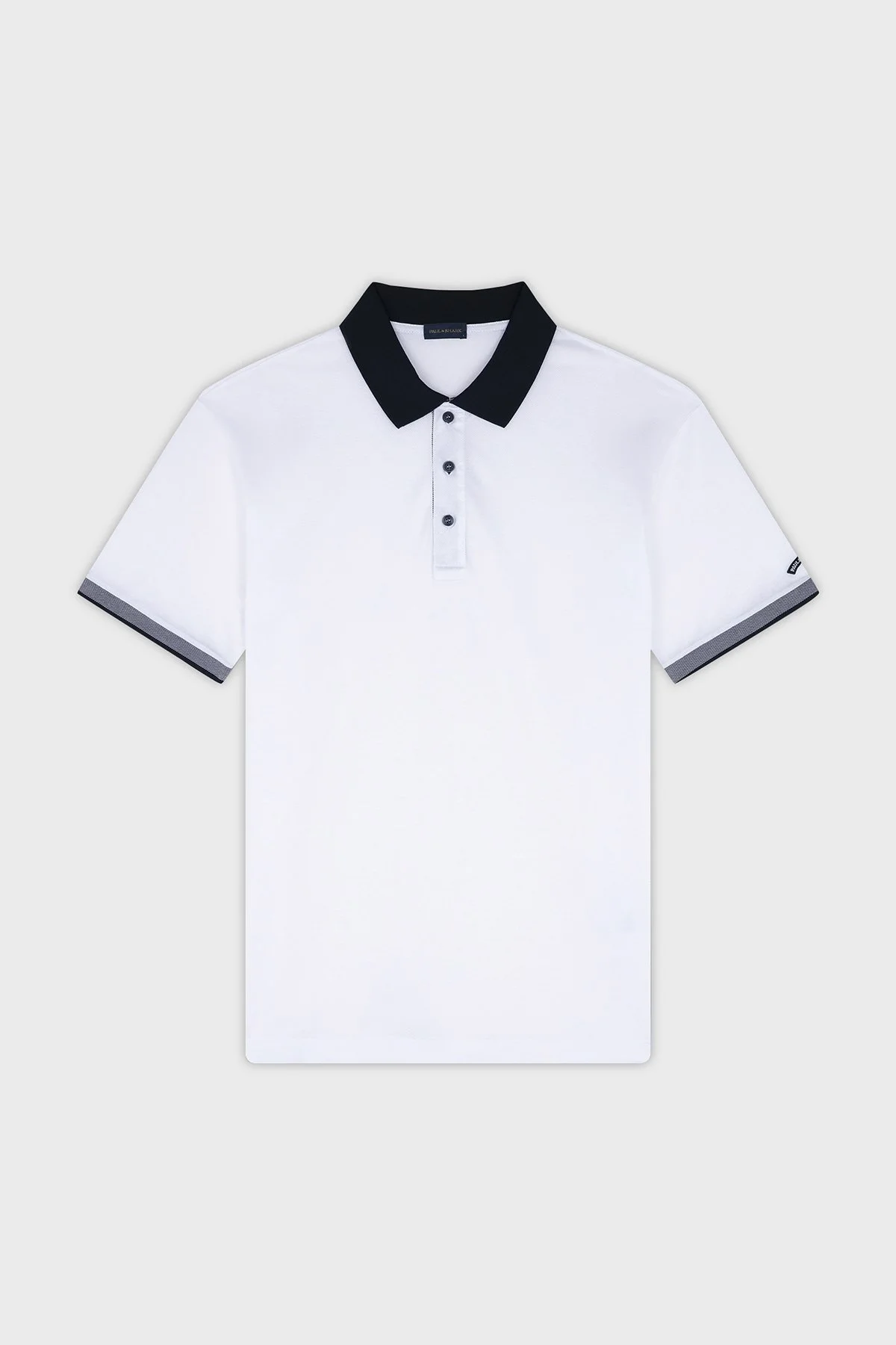 Paul & Shark % 100 Pamuk Regular Fit Düğmeli Erkek Polo Yaka T Shirt 24411316 010 BEYAZ - 6