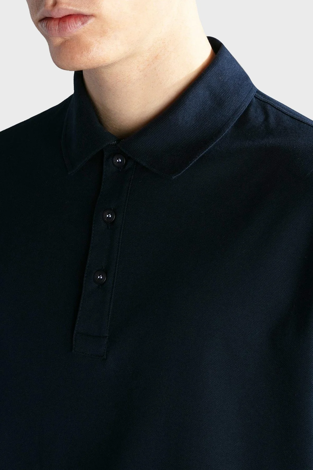 Paul & Shark % 100 Pamuk Regular Fit Düğmeli Erkek Polo Yaka T Shirt 24411316 013 LACİVERT - 4