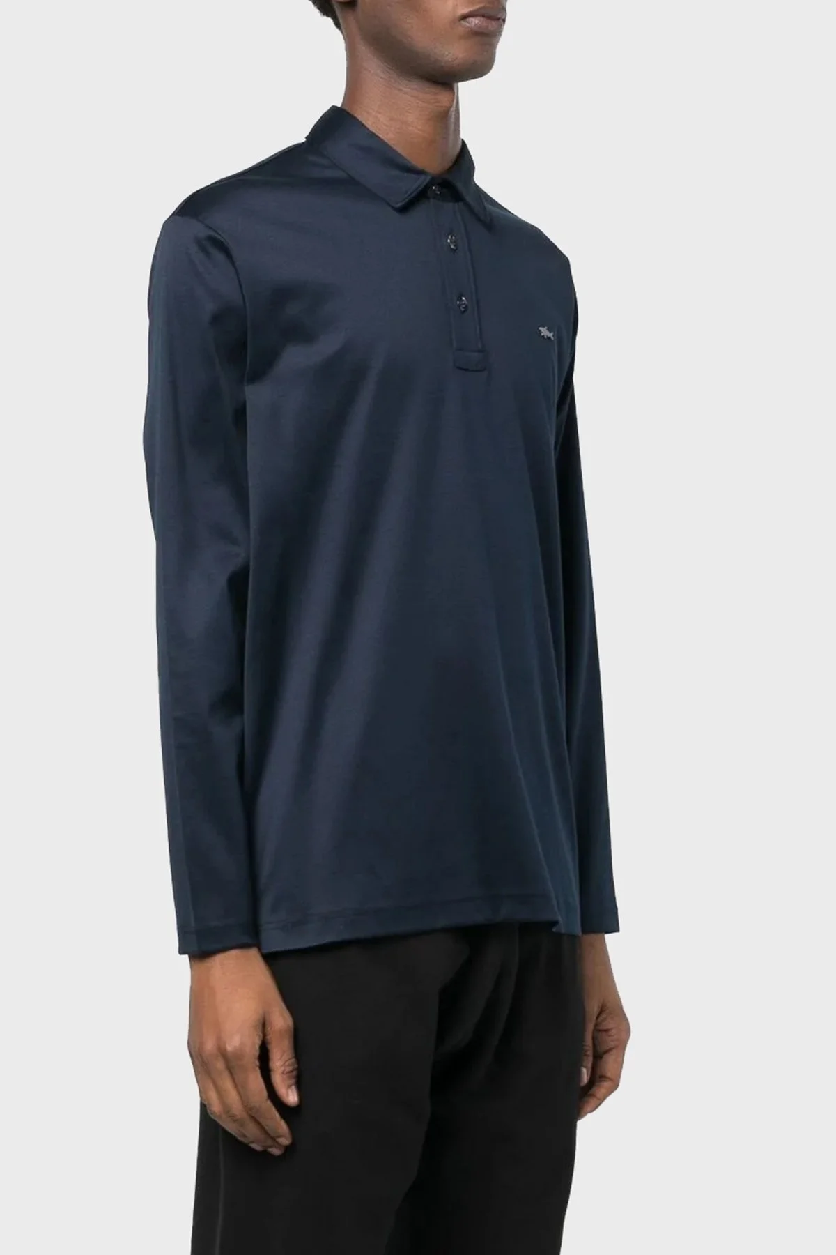 Paul & Shark % 100 Pamuk Regular Fit Erkek Polo Yaka Sweat 11311736 013 LACİVERT - 1