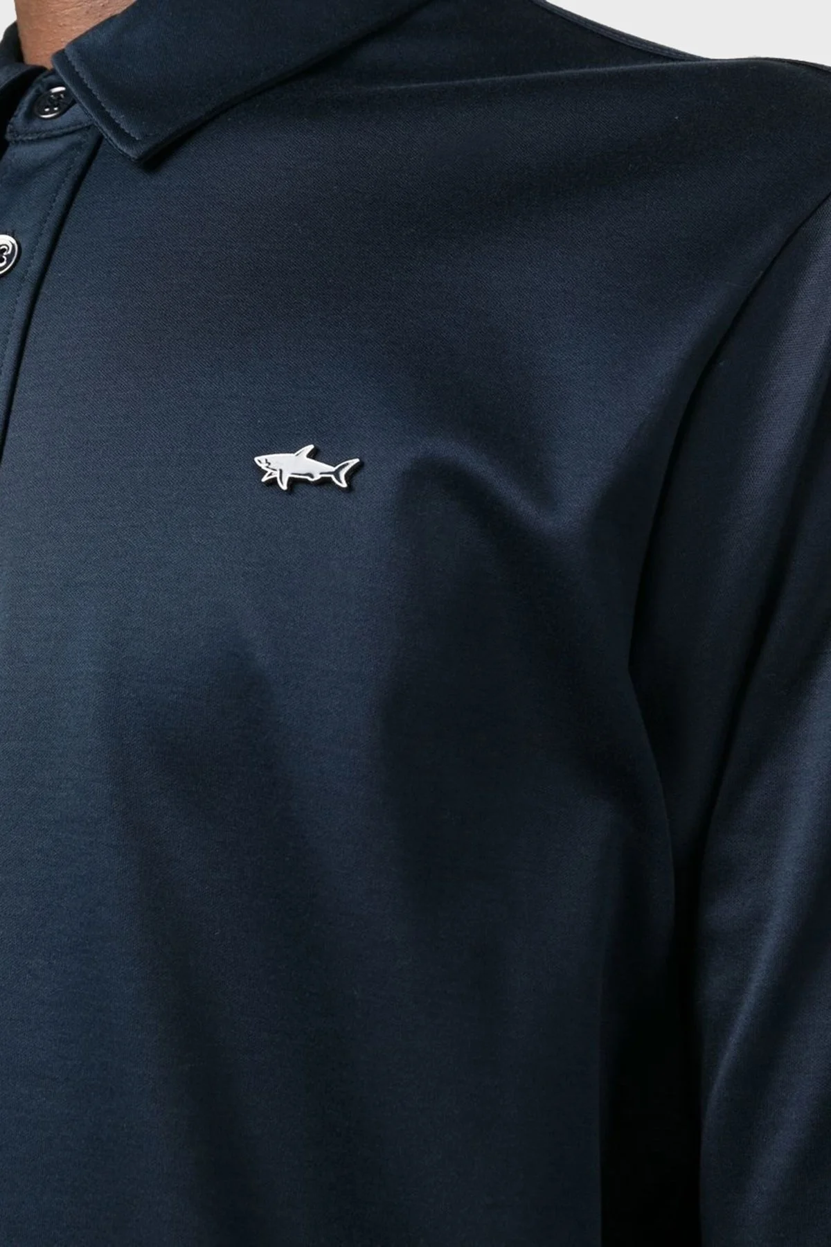 Paul & Shark % 100 Pamuk Regular Fit Erkek Polo Yaka Sweat 11311736 013 LACİVERT - 3