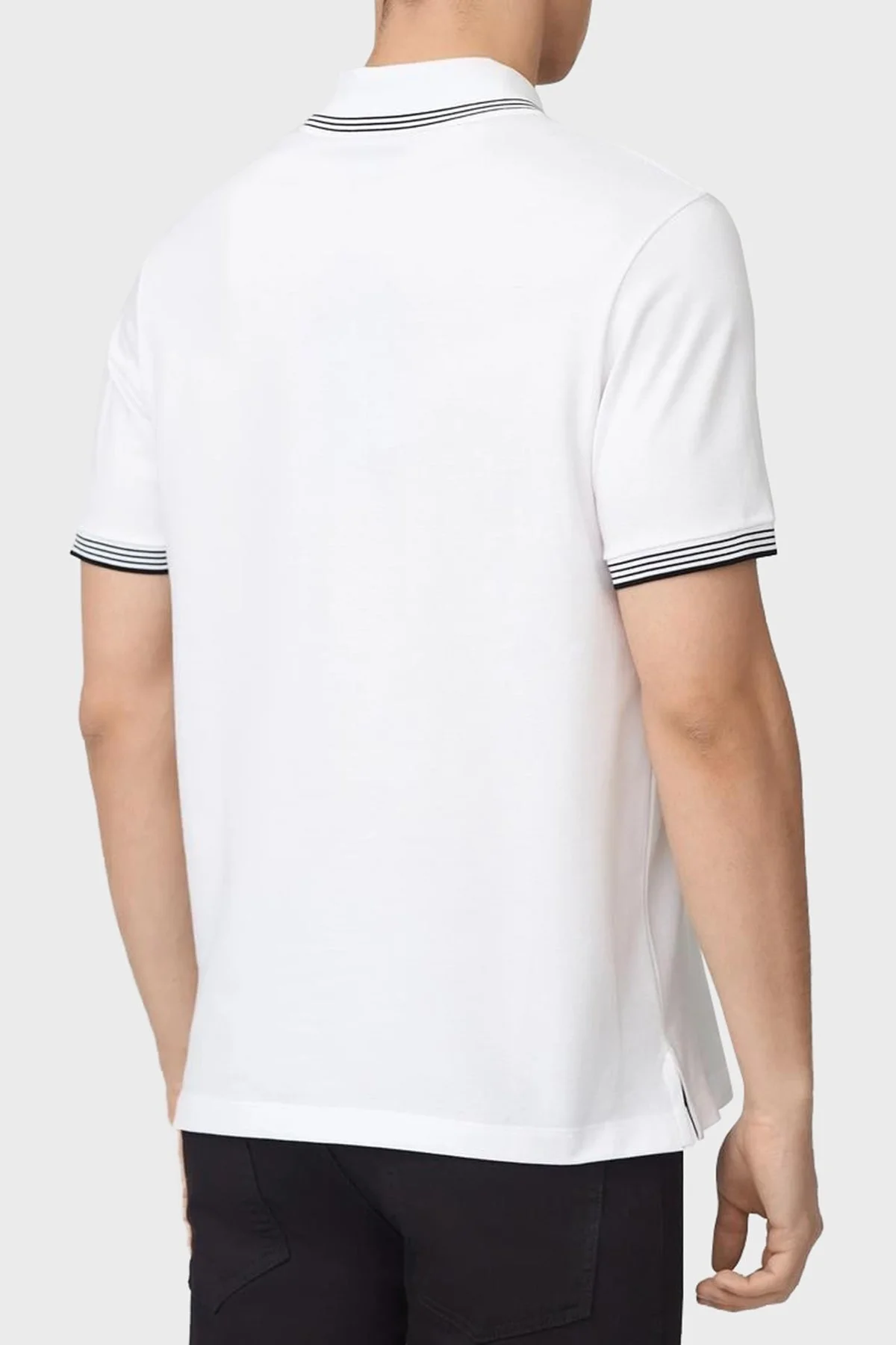Paul & Shark % 100 Pamuk Regular Fit Erkek Polo Yaka T Shirt 22411251 010 BEYAZ - 2