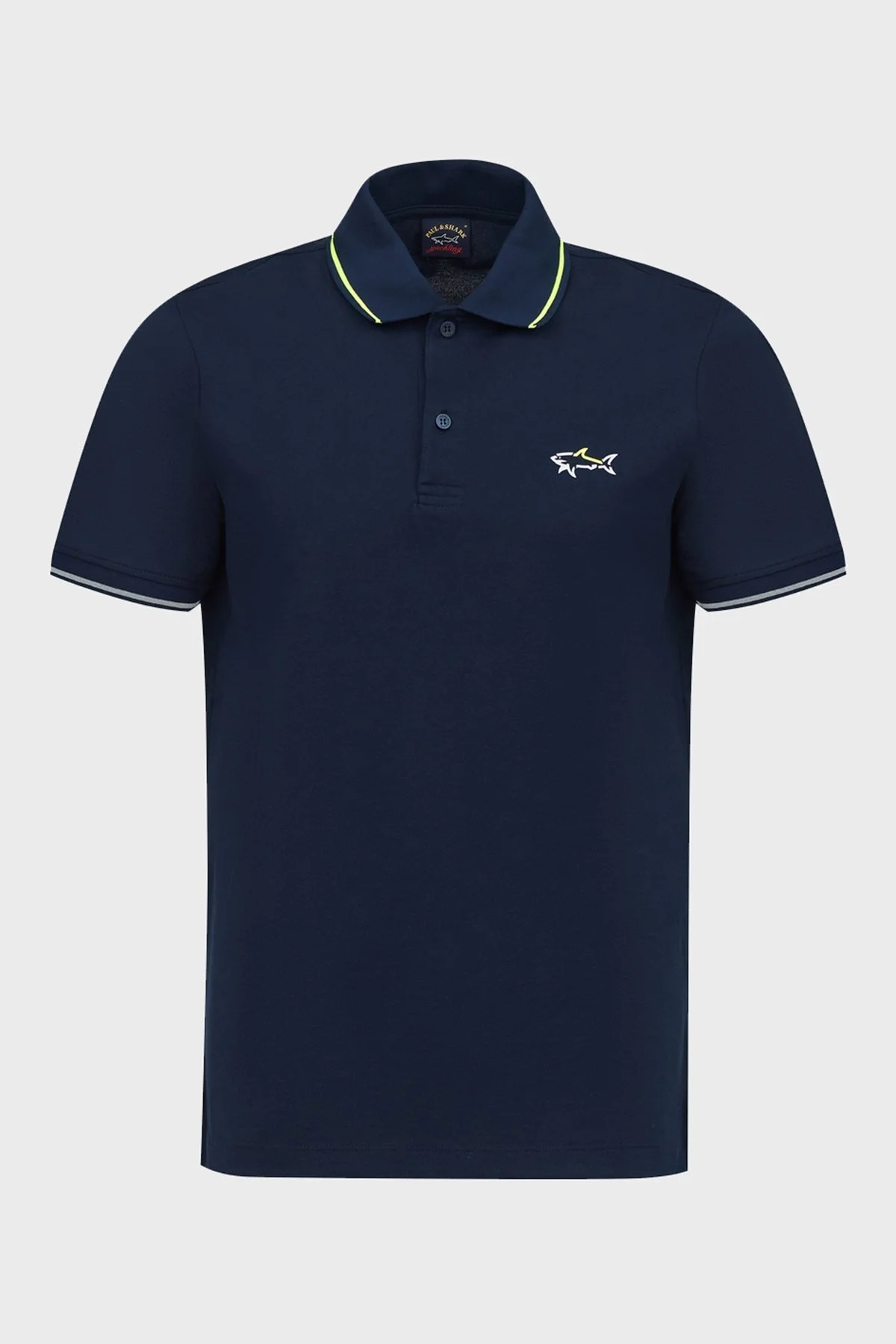 Paul & Shark % 100 Pamuk Regular Fit Erkek Polo Yaka T Shirt 22411289 013 LACİVERT - 2