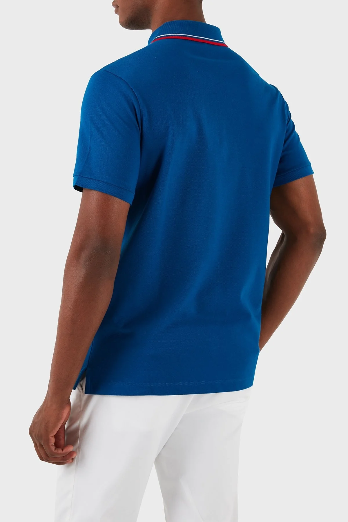 Paul & Shark % 100 Pamuk Regular Fit Erkek Polo Yaka T Shirt 23411296 726 MAVİ - 3