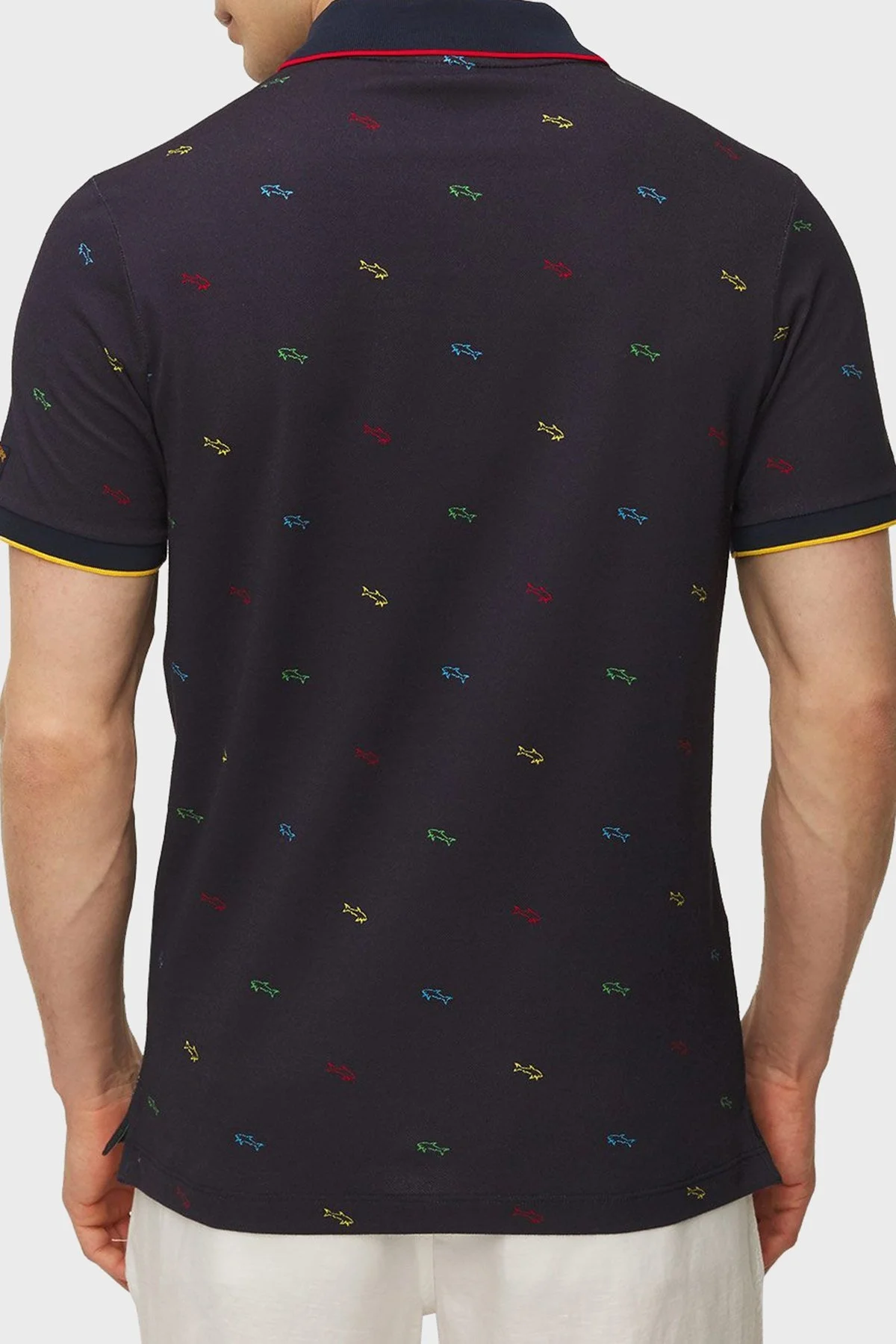 Paul & Shark % 100 Pamuk Regular Fit Erkek Polo Yaka T Shirt 23411331 003 LACİVERT - 2