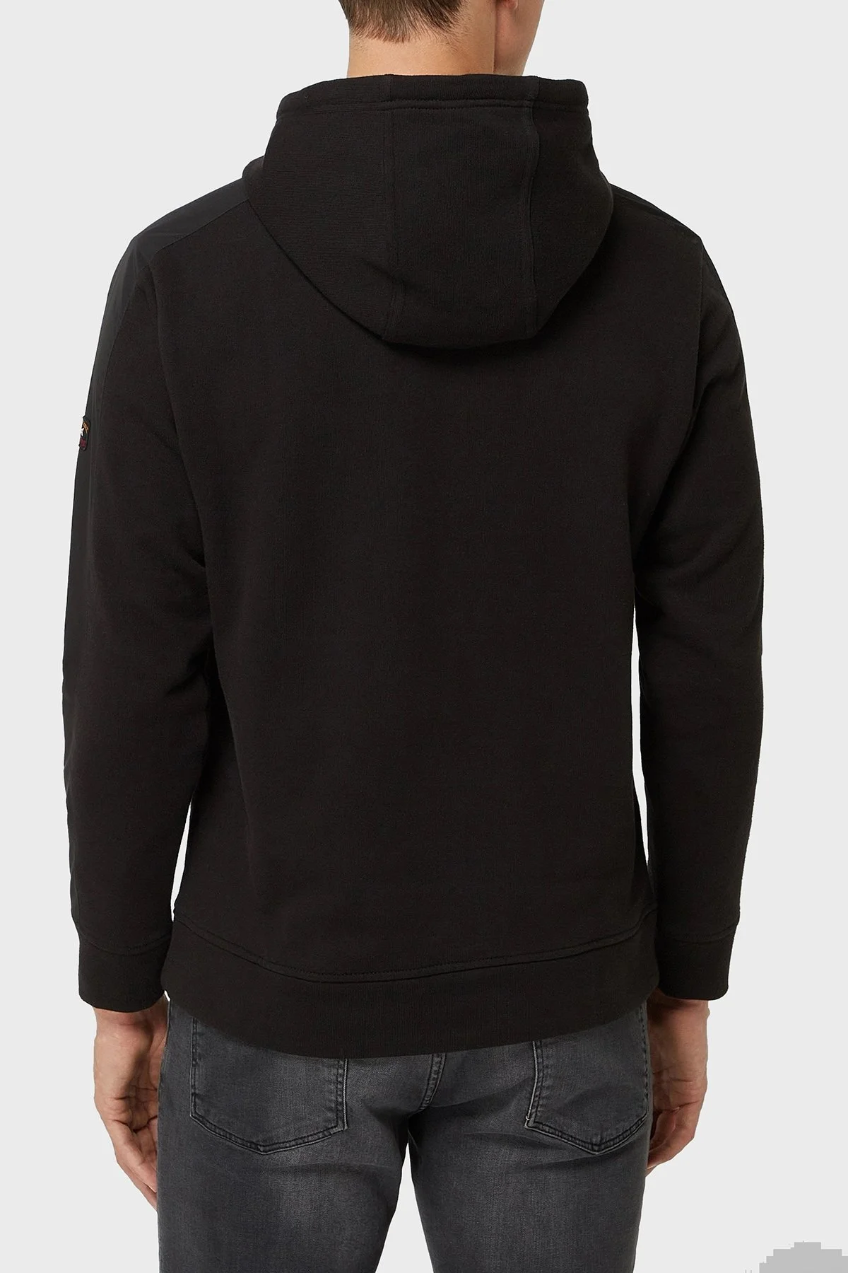 Paul & Shark % 100 Pamuk Regular Fit Kapüşonlu Erkek Sweat 12311896 011 SİYAH - 2