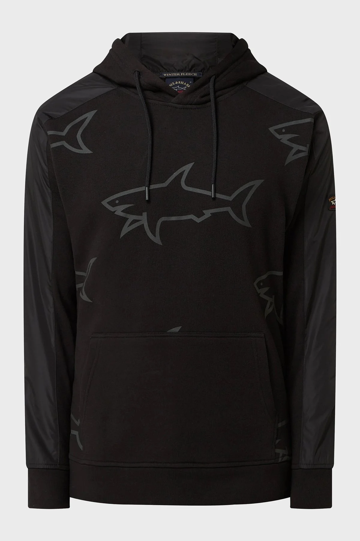 Paul & Shark % 100 Pamuk Regular Fit Kapüşonlu Erkek Sweat 12311896 011 SİYAH - 5