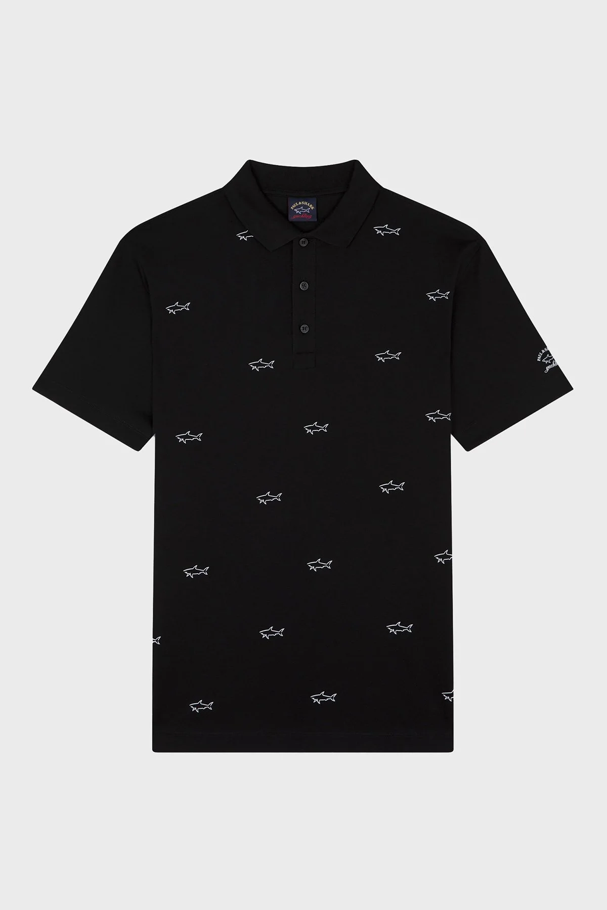 Paul & Shark % 100 Pamuk Regular Fit Logolu Erkek Polo Yaka T Shirt 23411252 011 SİYAH - 6
