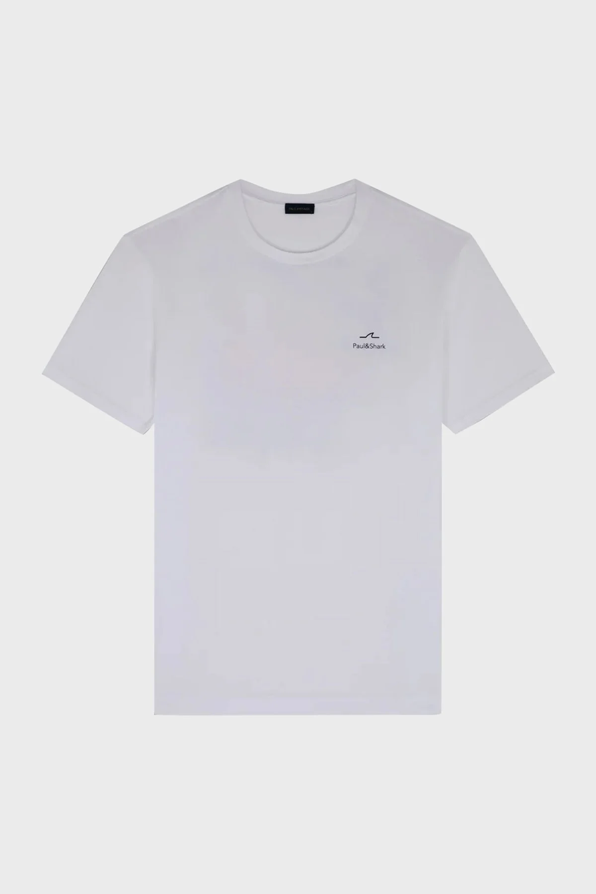 Paul & Shark % 100 Pamuk Regular Fit Sırt Baskılı Erkek T Shirt 24411087 010 BEYAZ - 6