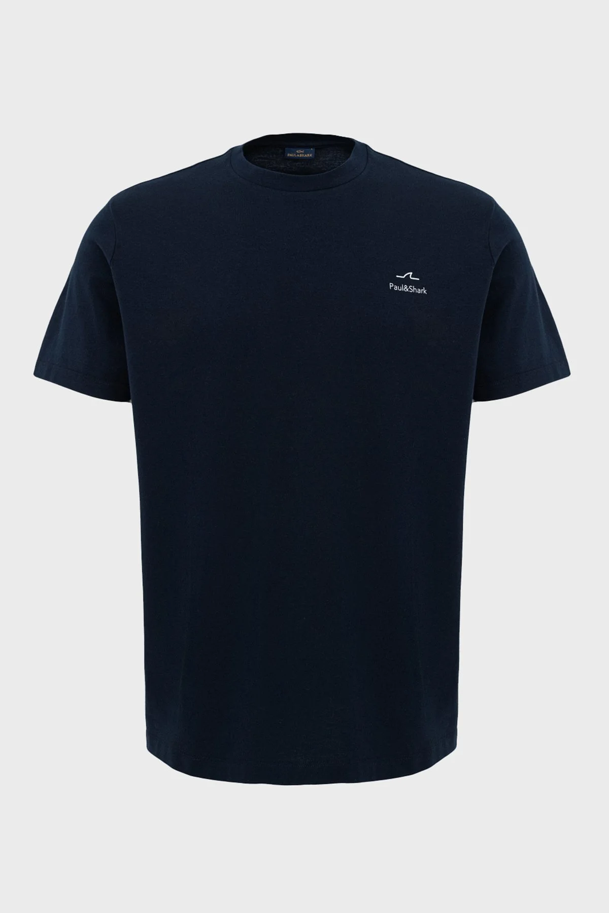 Paul & Shark % 100 Pamuk Regular Fit Sırt Baskılı Erkek T Shirt 24411087 013 LACİVERT - 1