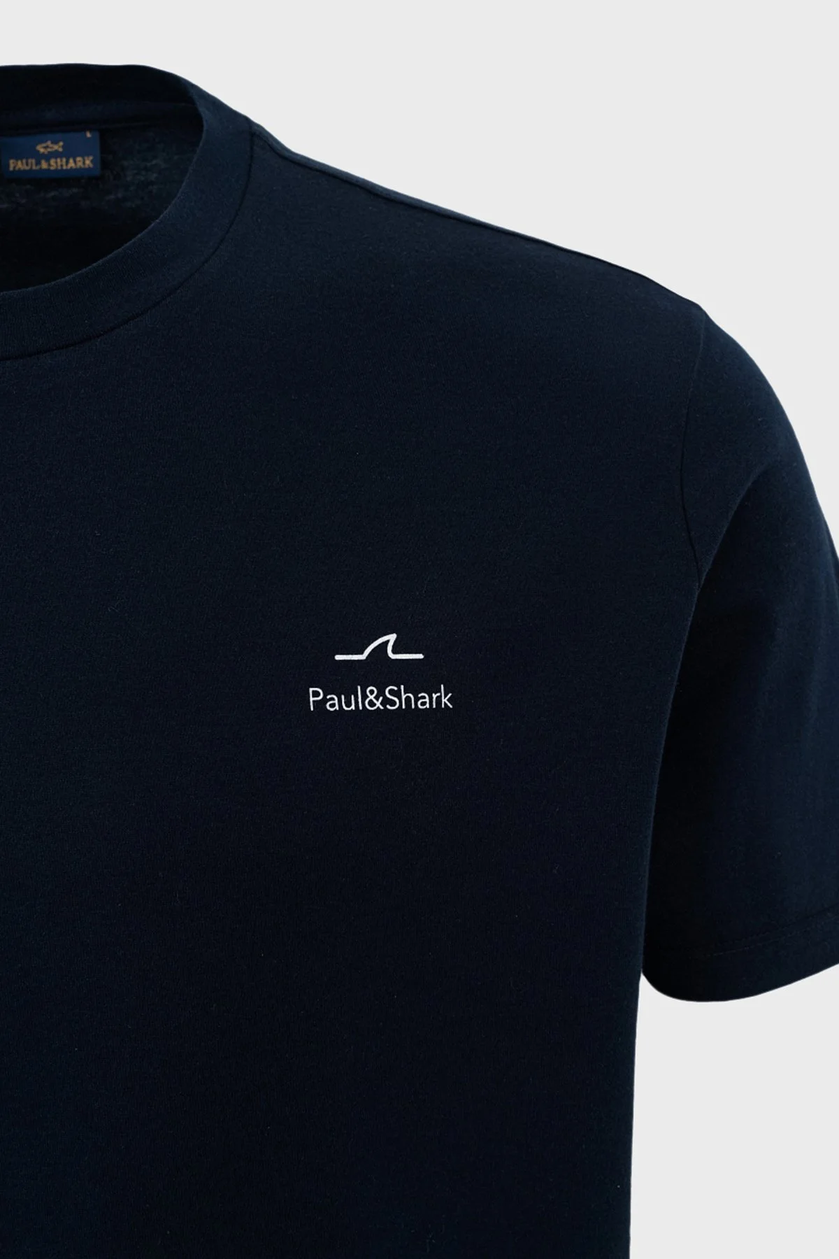Paul & Shark % 100 Pamuk Regular Fit Sırt Baskılı Erkek T Shirt 24411087 013 LACİVERT - 3