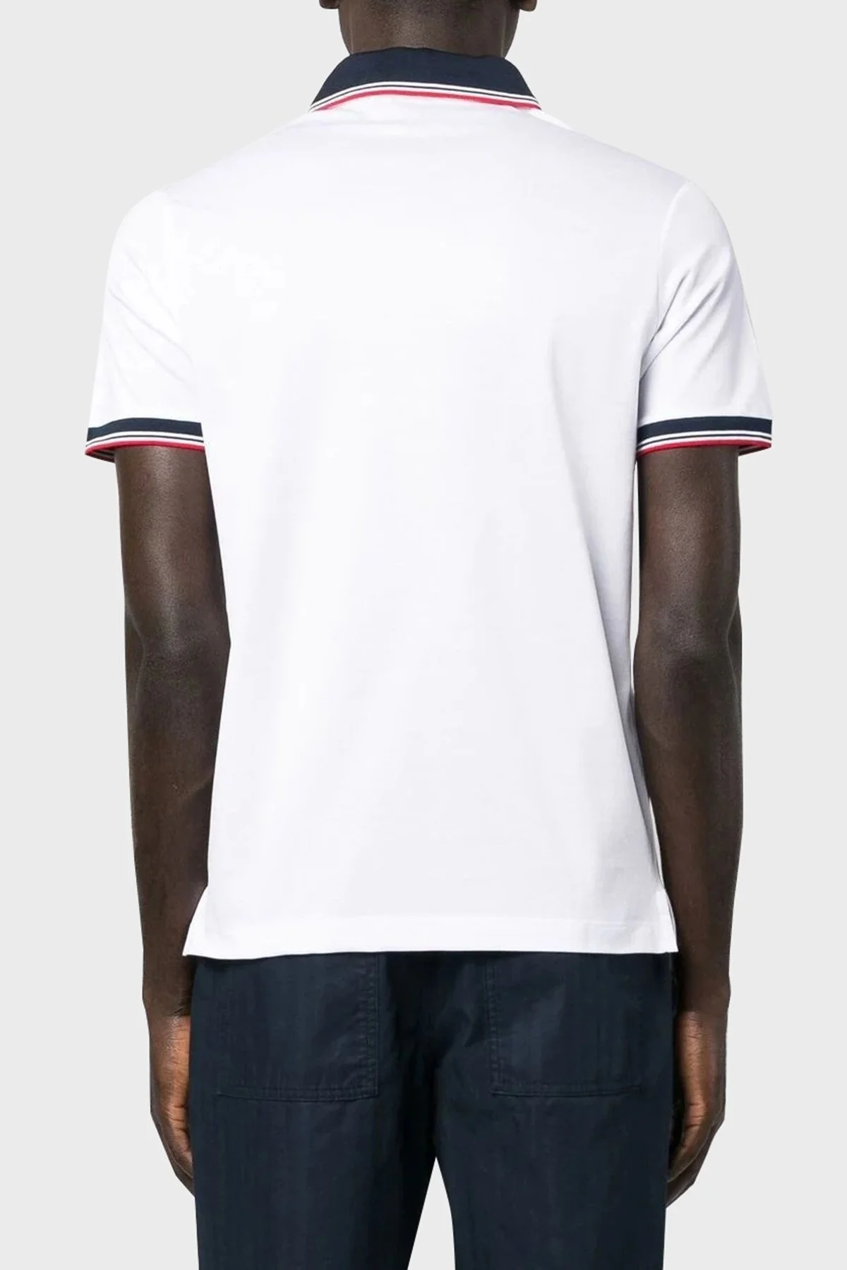 Paul & Shark % 100 Pamuk Regular Fit T Shirt Erkek Polo 23411300 010 BEYAZ - 2