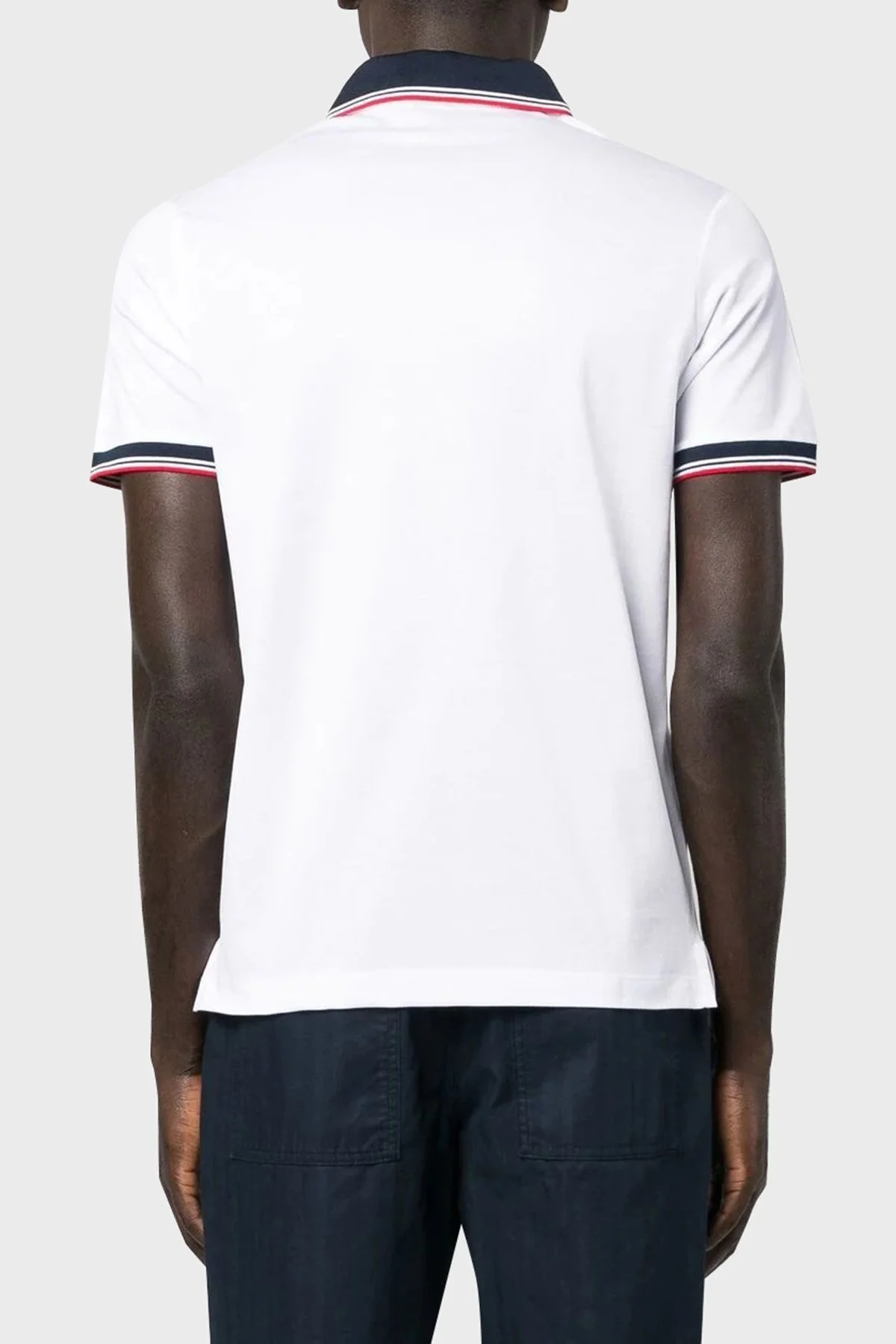 Paul & Shark % 100 Pamuk Regular Fit T Shirt Erkek Polo 23411300 010 BEYAZ - 2