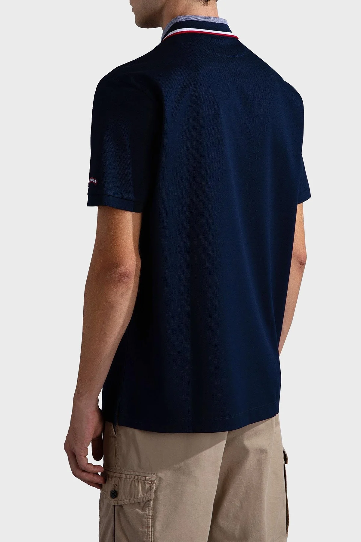 Paul & Shark % 100 Pamuk Regular Fit Yarım Fermuarlı Erkek Polo Yaka T Shirt 24411288 013 LACİVERT - 3