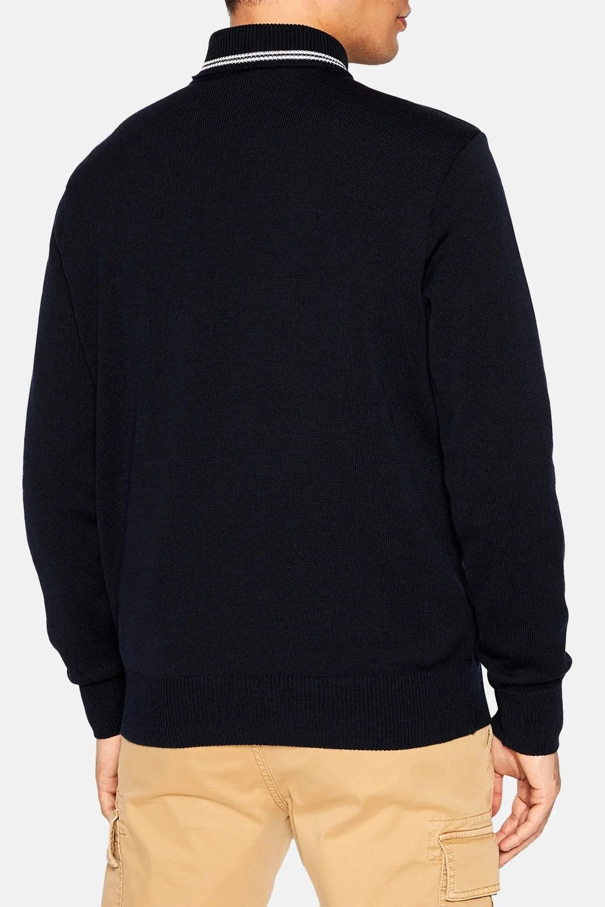 Paul & Shark % 100 Yün Regular Fit Balıkçı Yaka Erkek Kazak 12311076 050 LACİVERT - 2