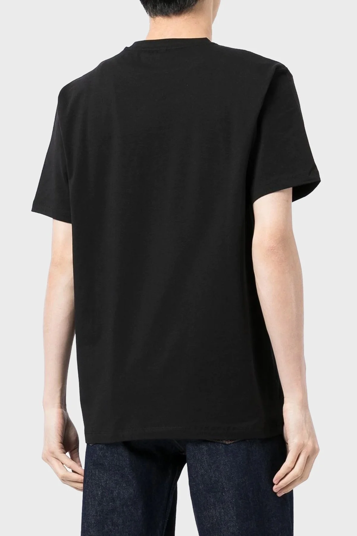 Paul & Shark Baskılı Bisiklet Yaka % 100 Pamuk Regular Fit Erkek T Shirt 11311628 011 SİYAH - 2