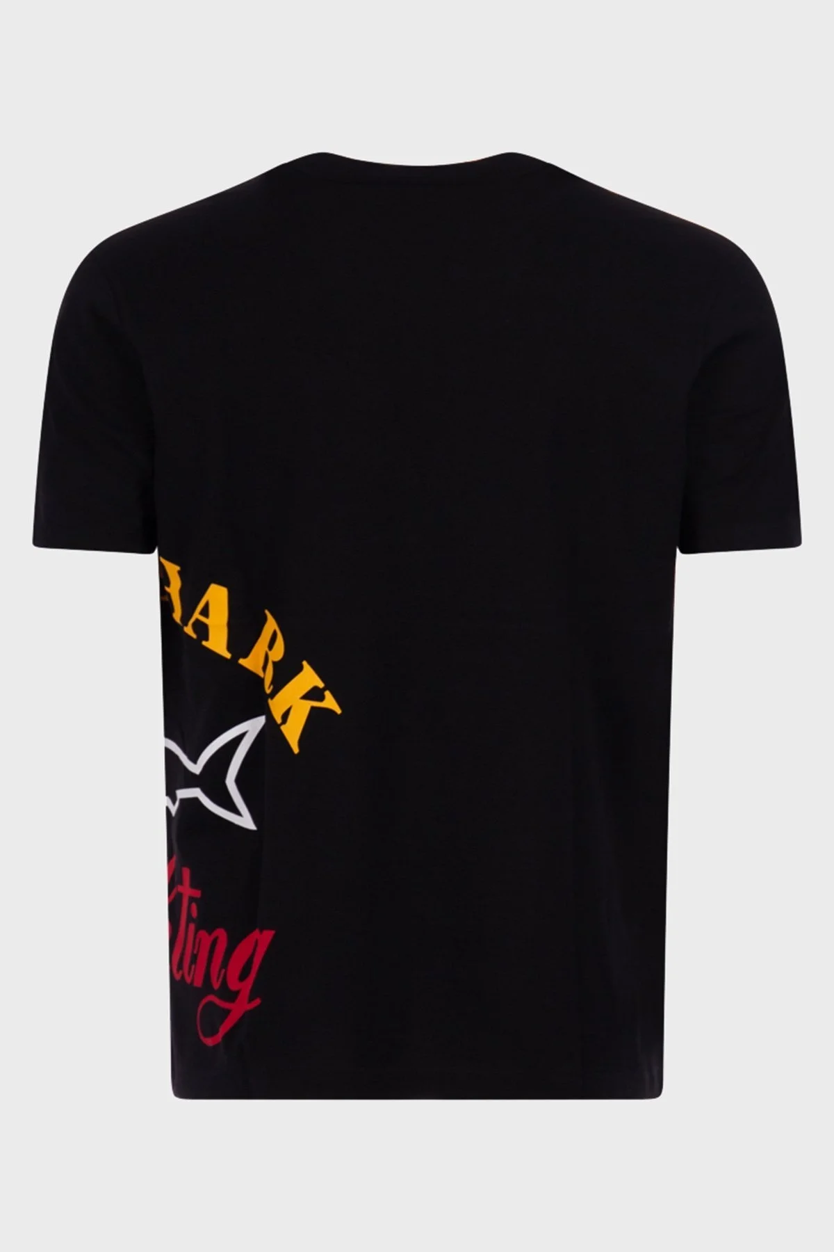 Paul & Shark Baskılı Bisiklet Yaka % 100 Pamuk Regular Fit Erkek T Shirt 22411021 011 SİYAH - 2