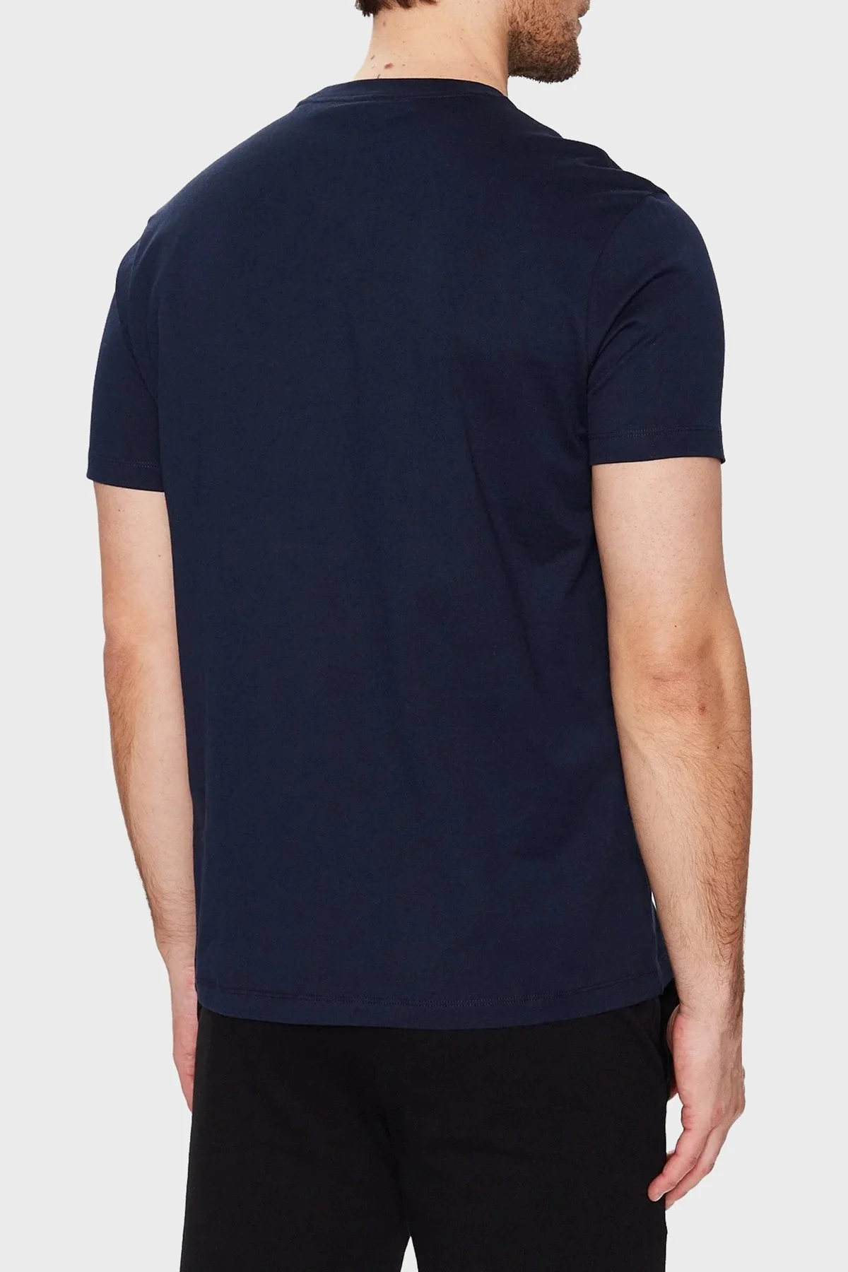 Paul & Shark Baskılı Bisiklet Yaka Regular Fit Erkek T Shirt 23411041 013 LACİVERT - 9